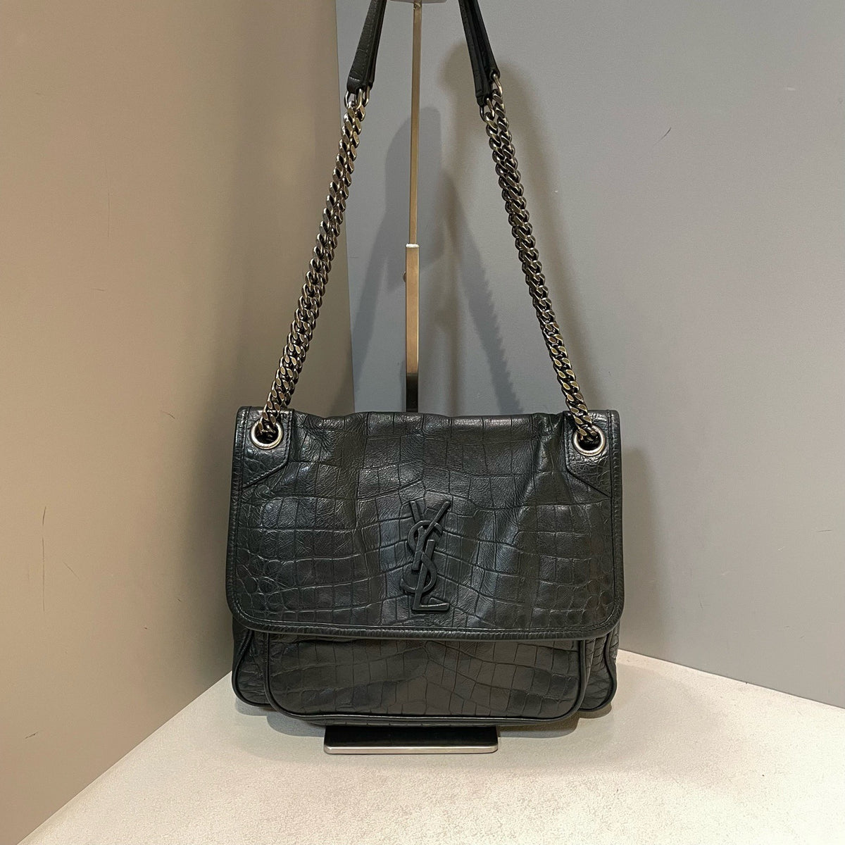 Saint Laurent - Niki - Leather - Black - (medium)