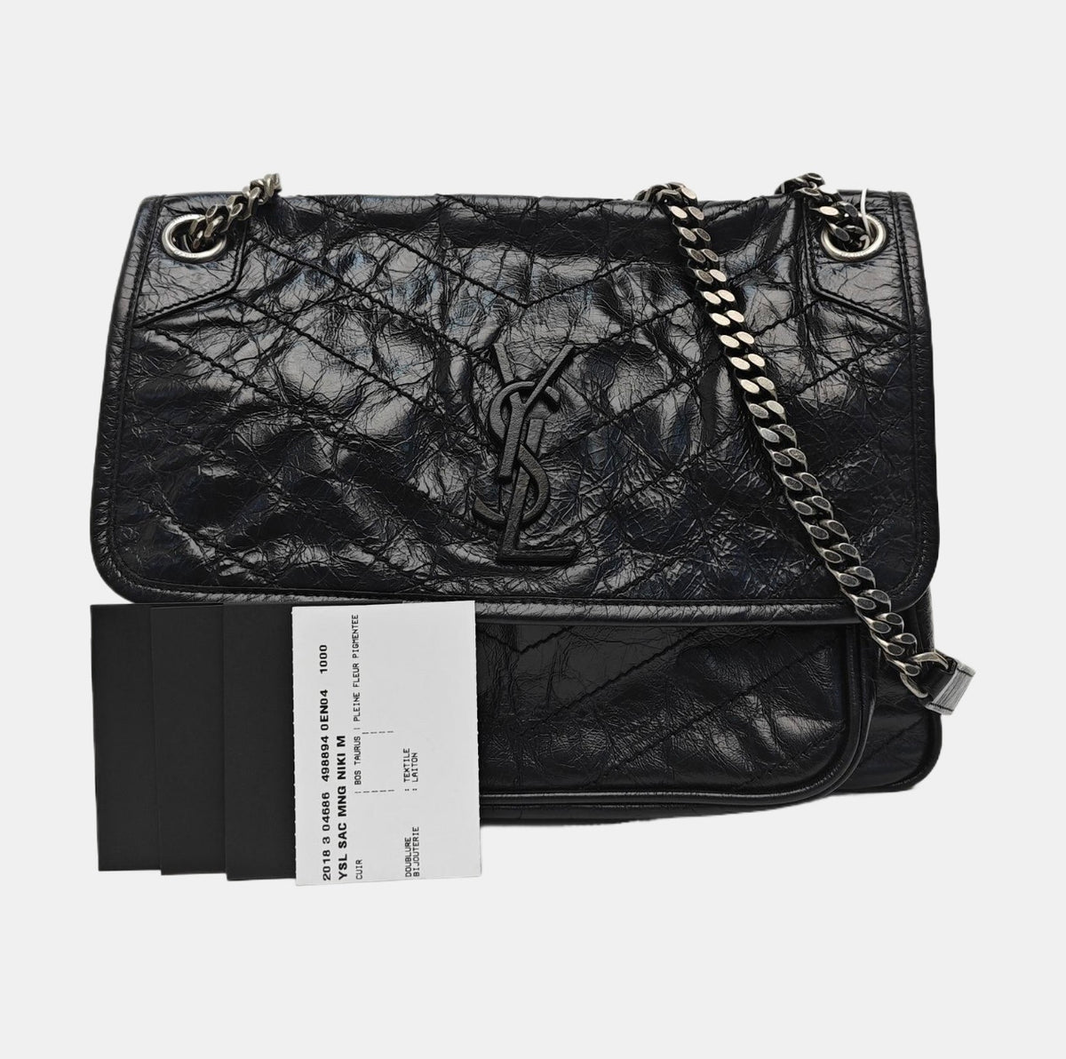 Saint Laurent - Niki - Leather - Black - (medium)