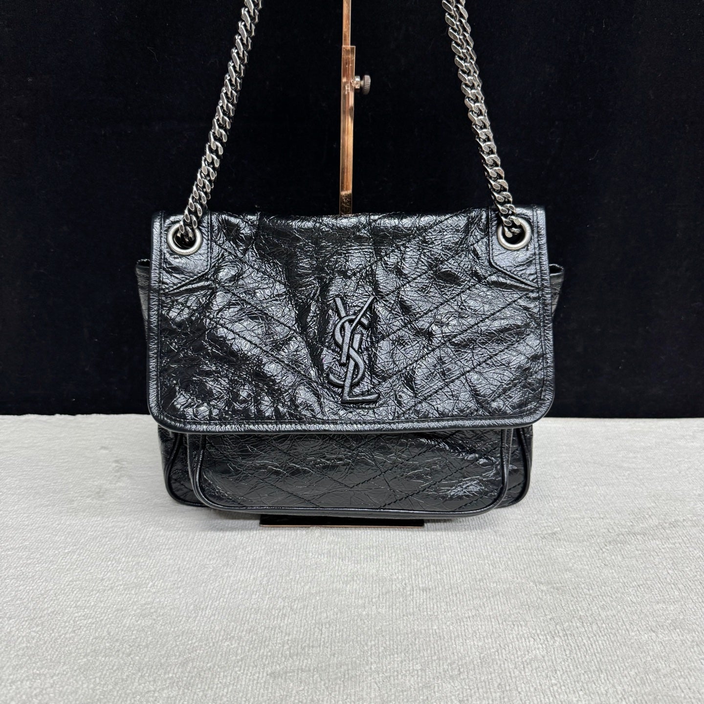 Saint Laurent - Niki - Leather - Black - (Medium)
