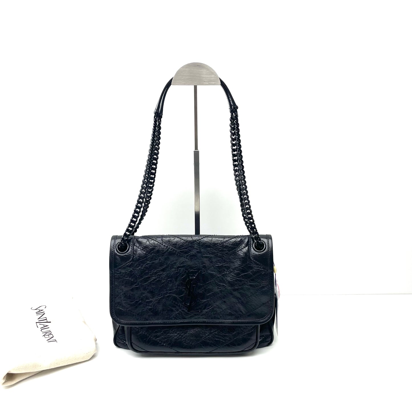 Saint Laurent - Niki - Leather - Black - (medium)