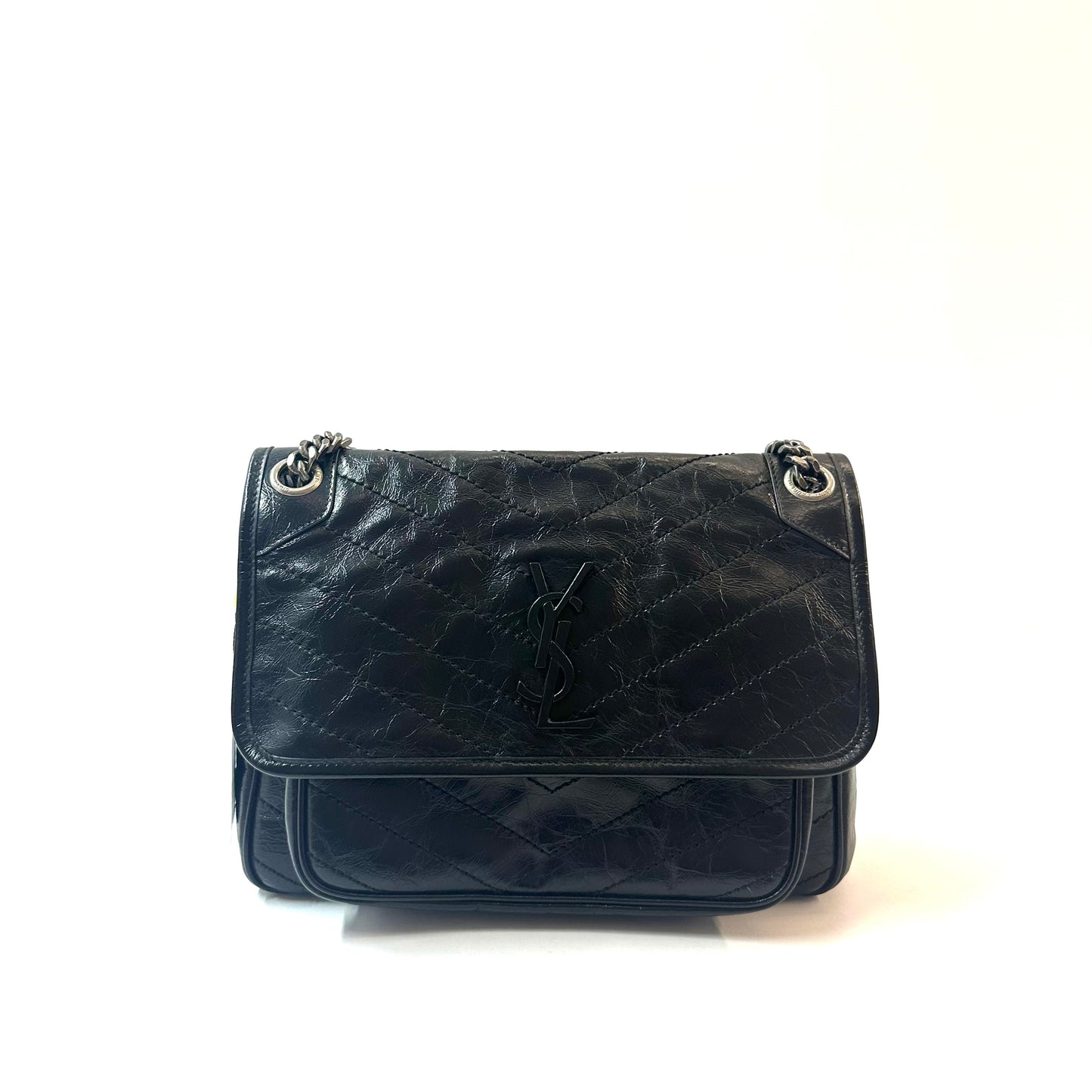 Saint Laurent - Niki - Leather - Black - (medium)