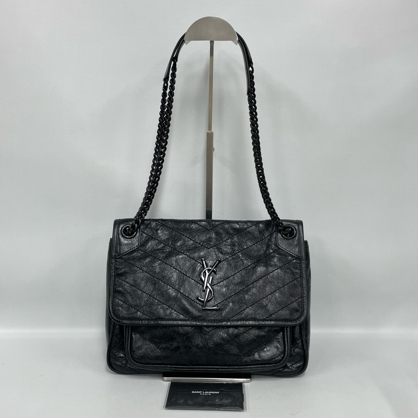 Saint Laurent - Niki - Leather - Black - (medium)
