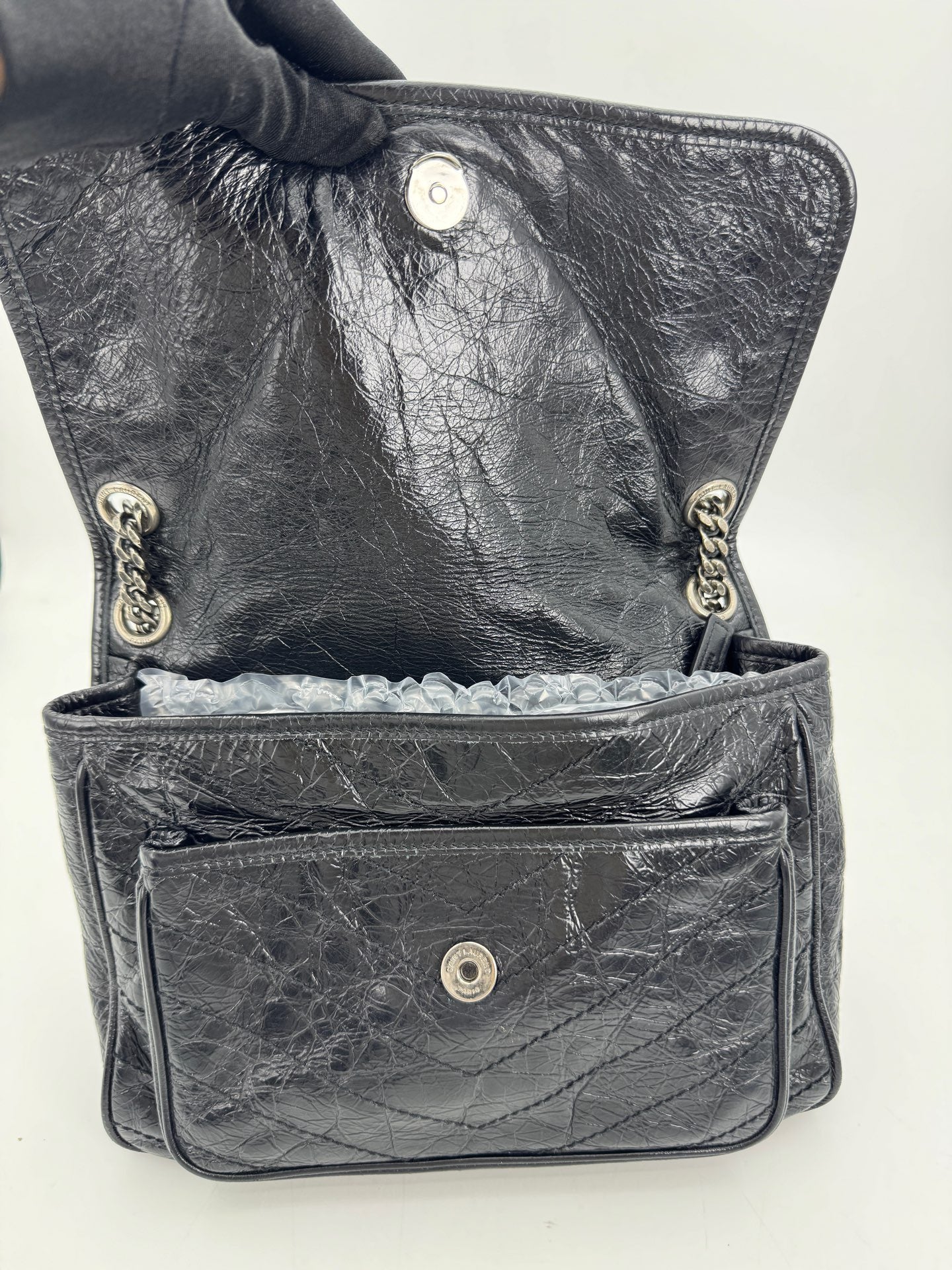 Saint Laurent - Niki - Leather - Black - (Medium)