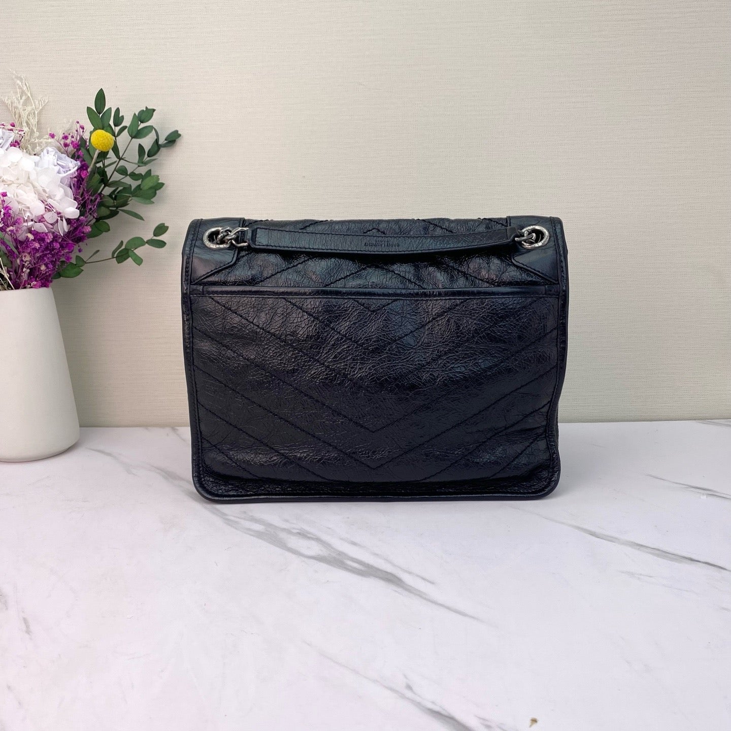 Saint Laurent - Niki - Leather - Black - (medium)