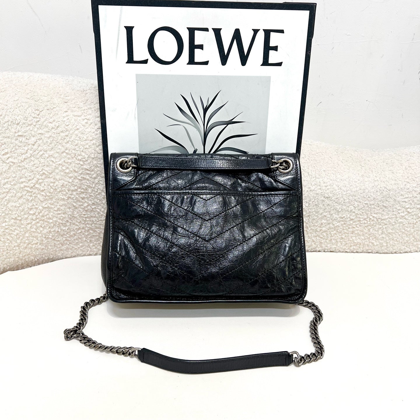 Saint Laurent - Niki - Leather - Black - (medium)
