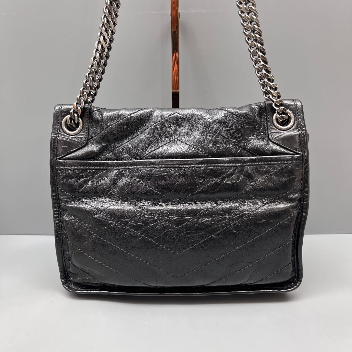 Saint Laurent - Niki - Leather - Black - (Medium)