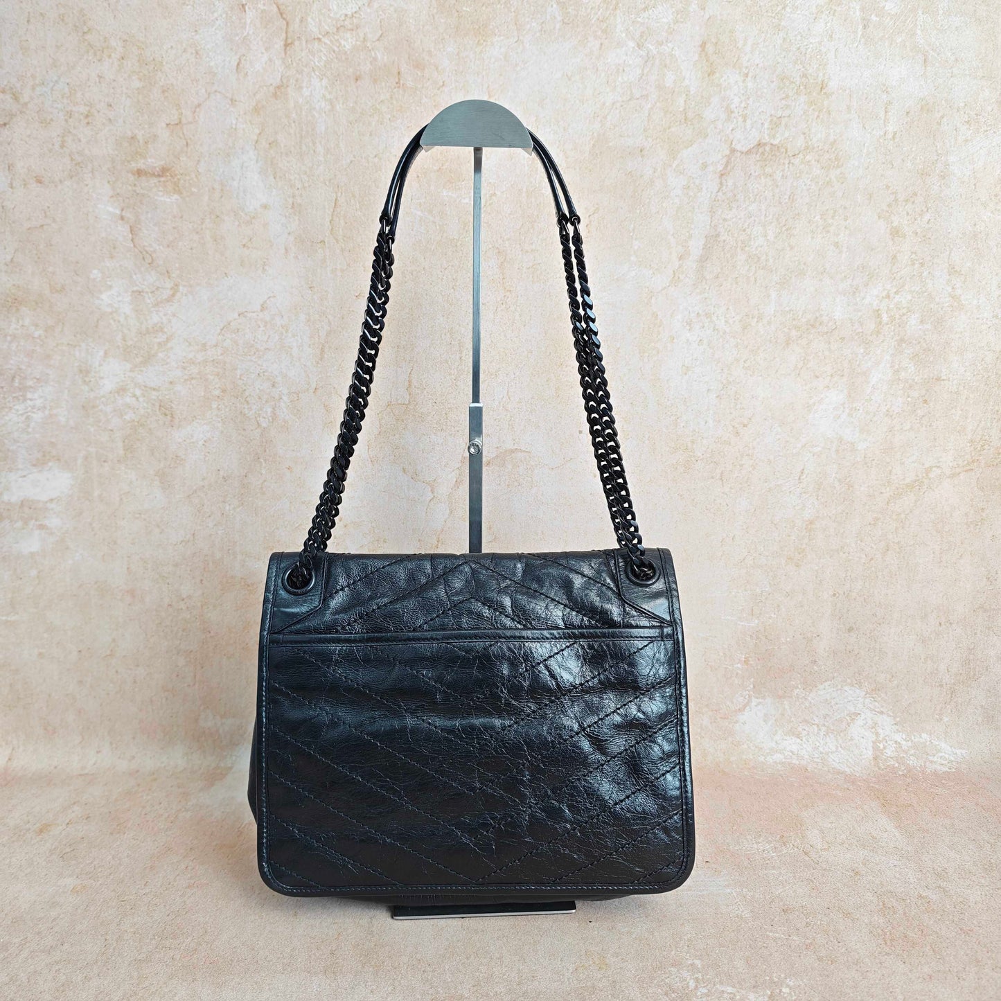 Saint Laurent - Niki - Leather - Black - (medium)