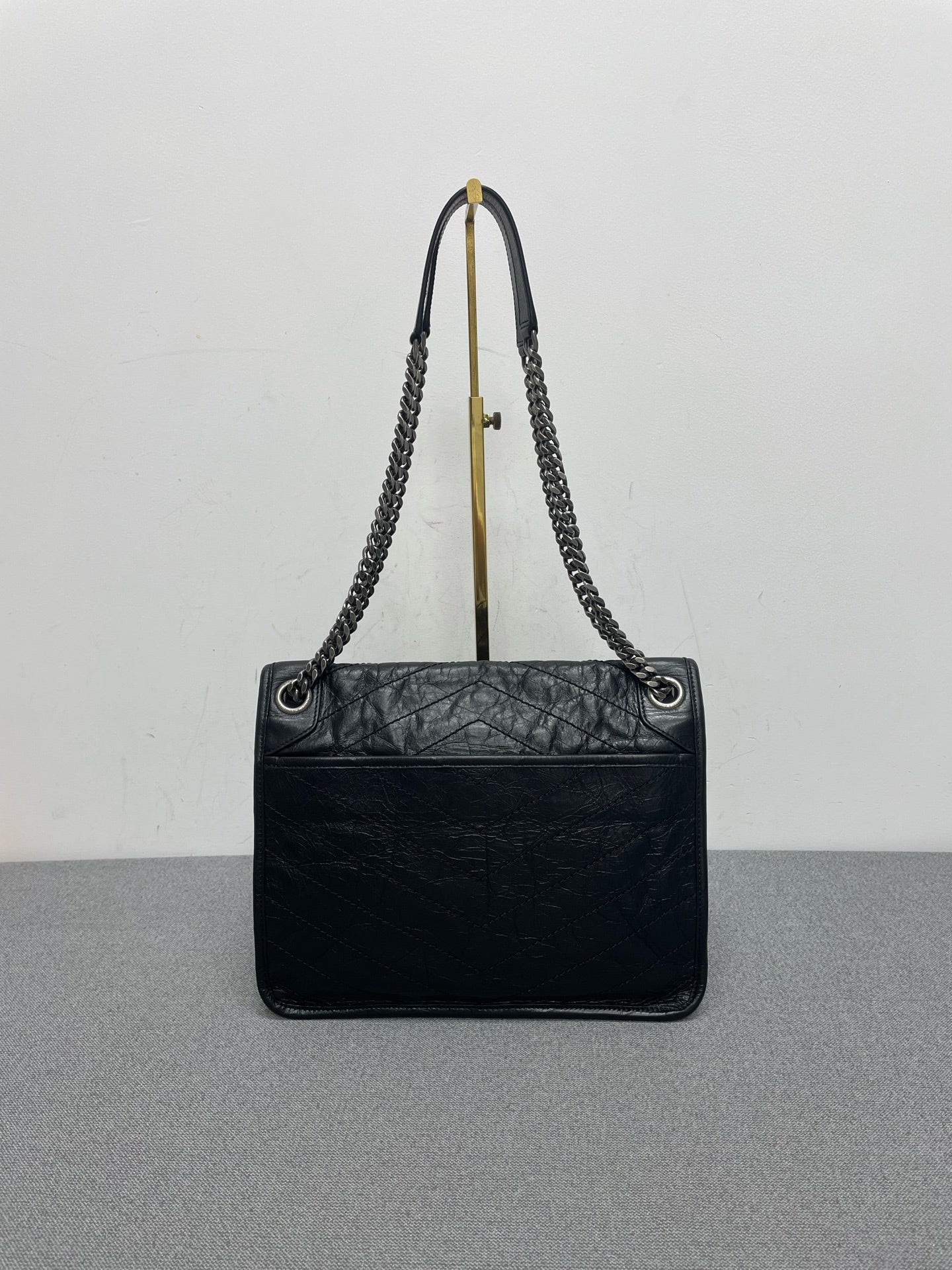 Saint Laurent - Niki - Leather - Black - (medium)
