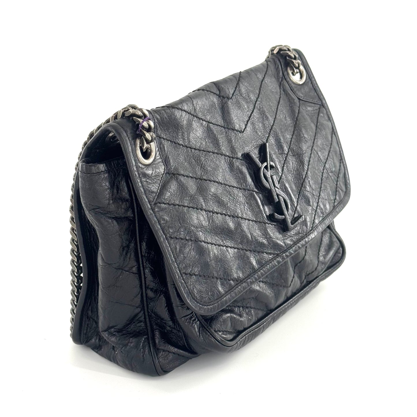 Saint Laurent - Niki - Leather - Black - (medium)