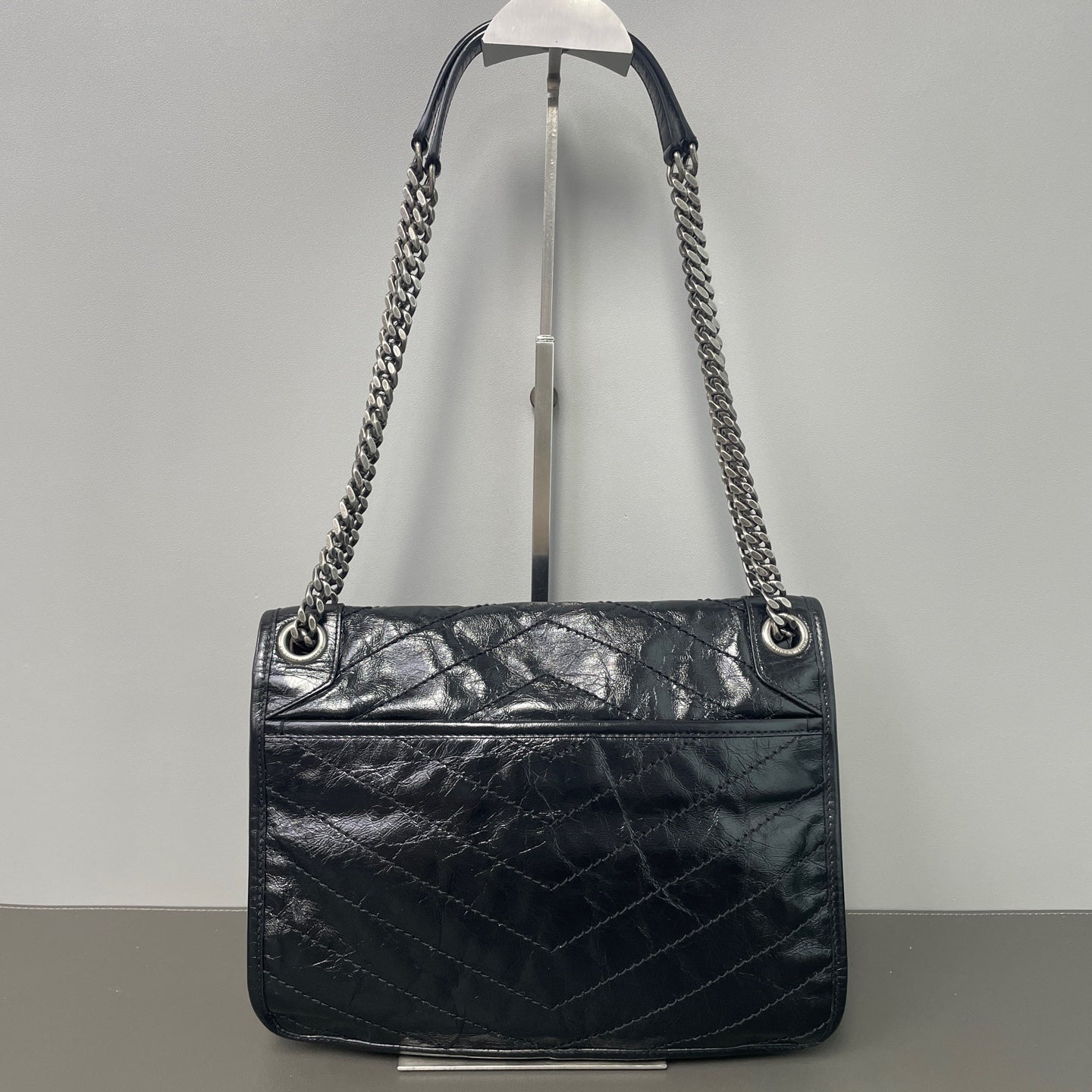 Saint Laurent - Niki - Leather - Black - (medium)