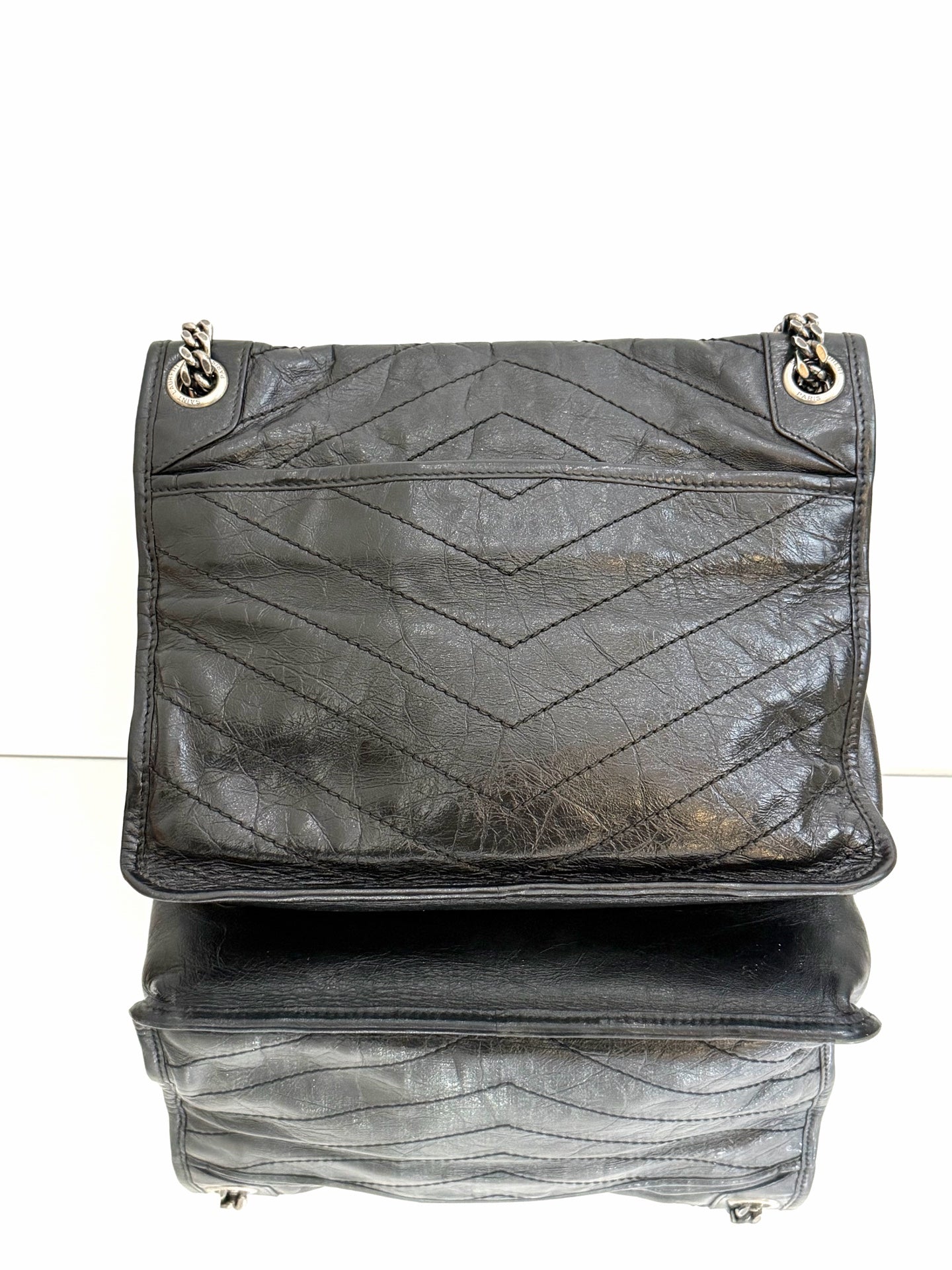 Saint Laurent - Niki - Leather - Black - (medium)