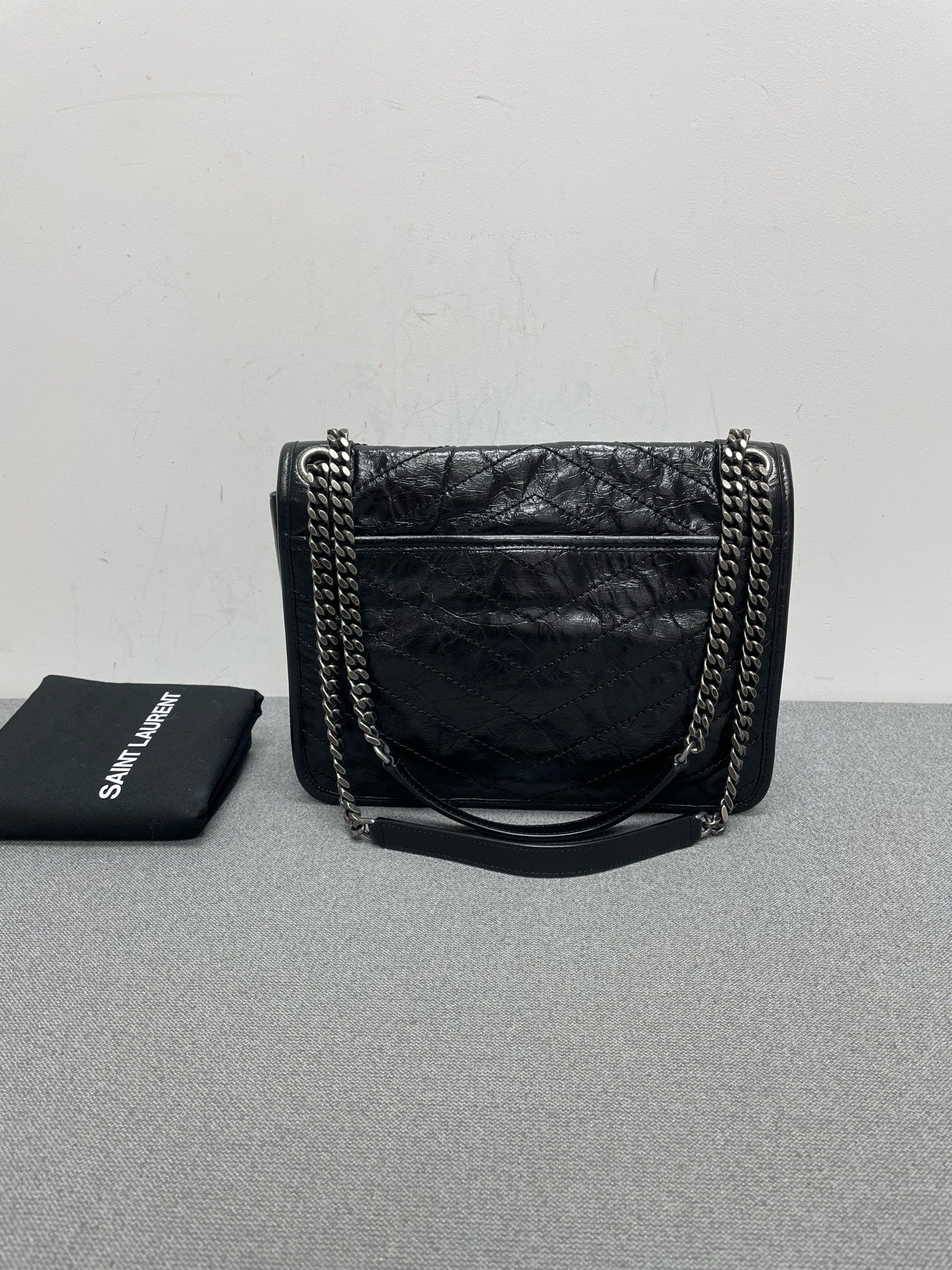 Saint Laurent - Niki - Leather - Black - (medium)
