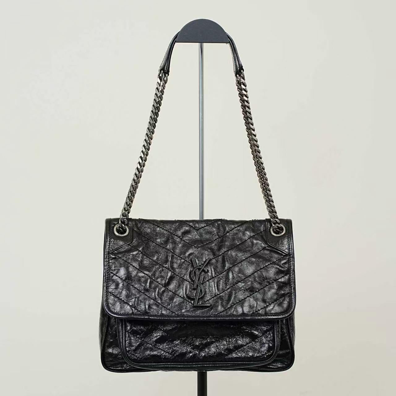 Saint Laurent - Niki - Leather - Black - (medium)