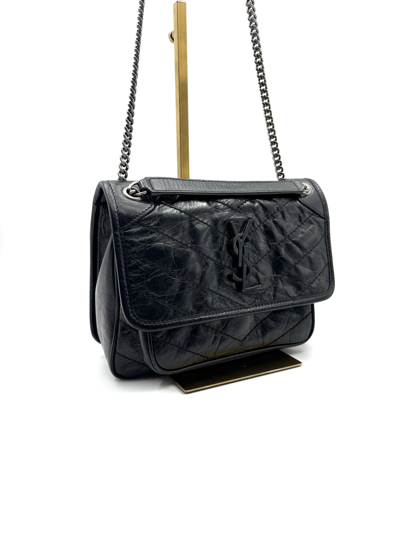 Saint Laurent - Niki - Leather - Black - (medium)