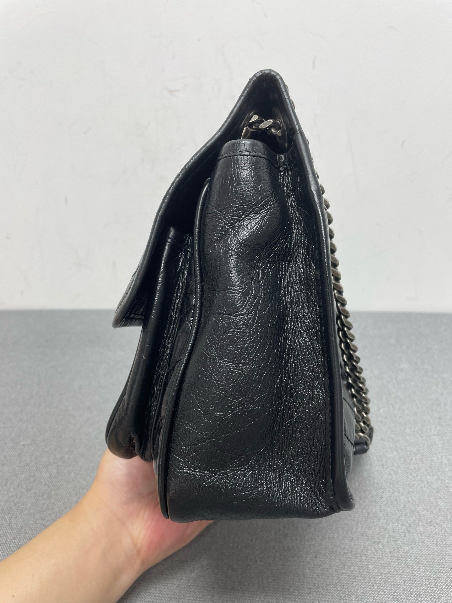 Saint Laurent - Niki - Leather - Black - (medium)