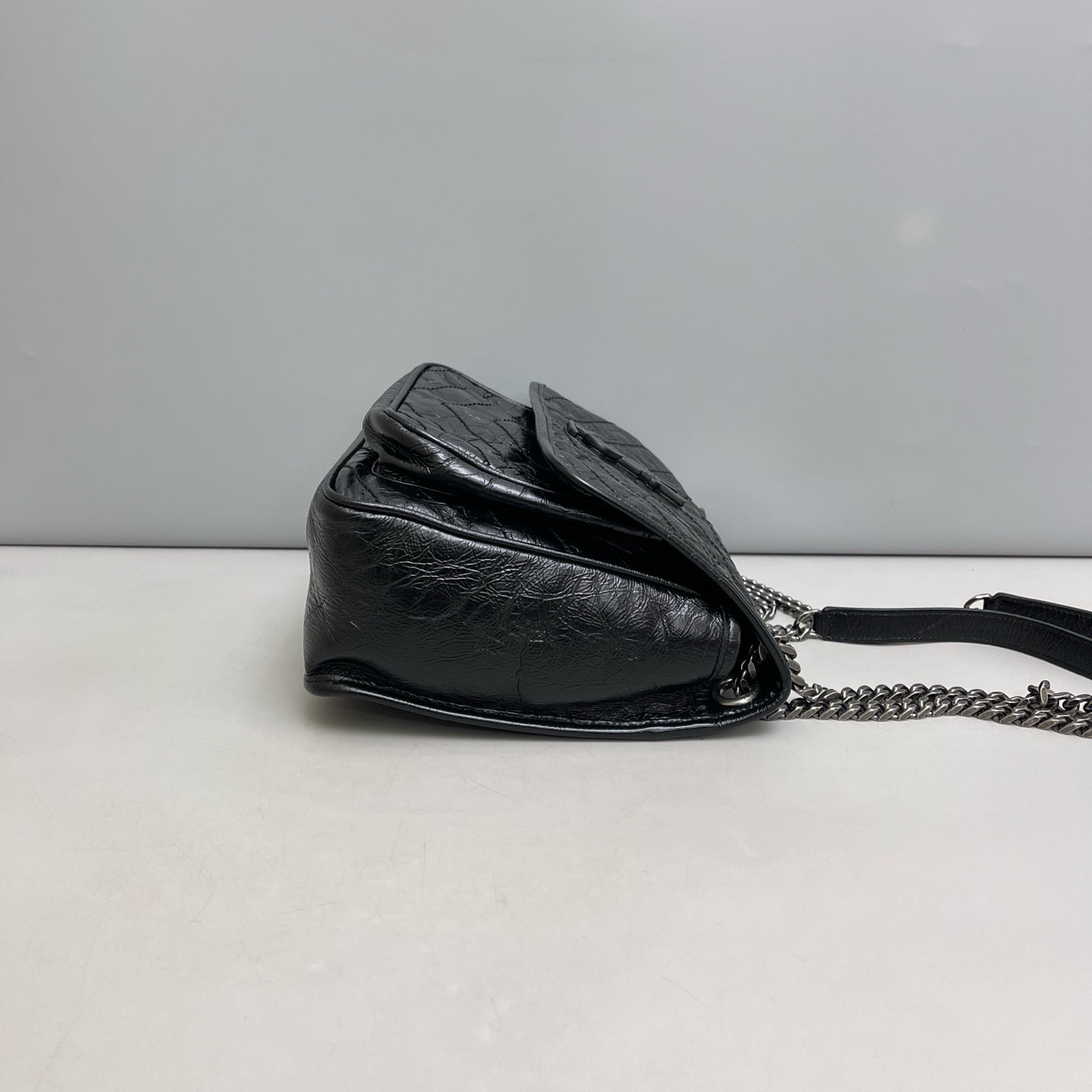 Saint Laurent - Niki - Leather - Black - (medium)