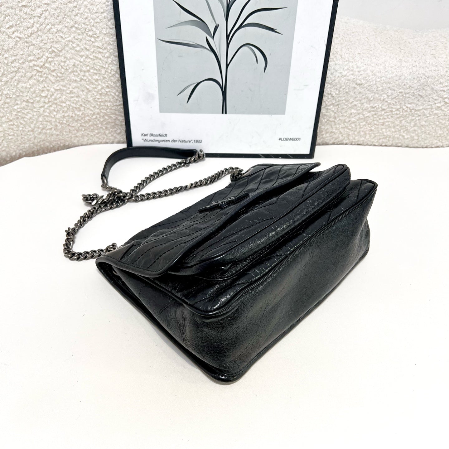 Saint Laurent - Niki - Leather - Black - (medium)
