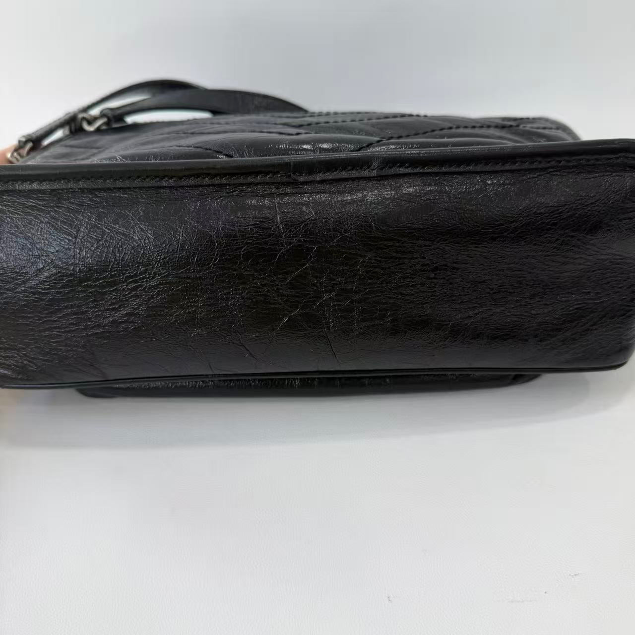 Saint Laurent - Niki - Leather - Black - (medium)