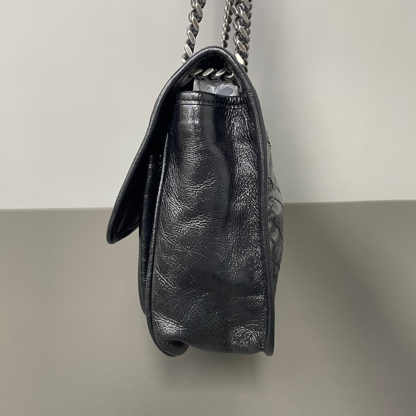 Saint Laurent - Niki - Leather - Black - (Medium)