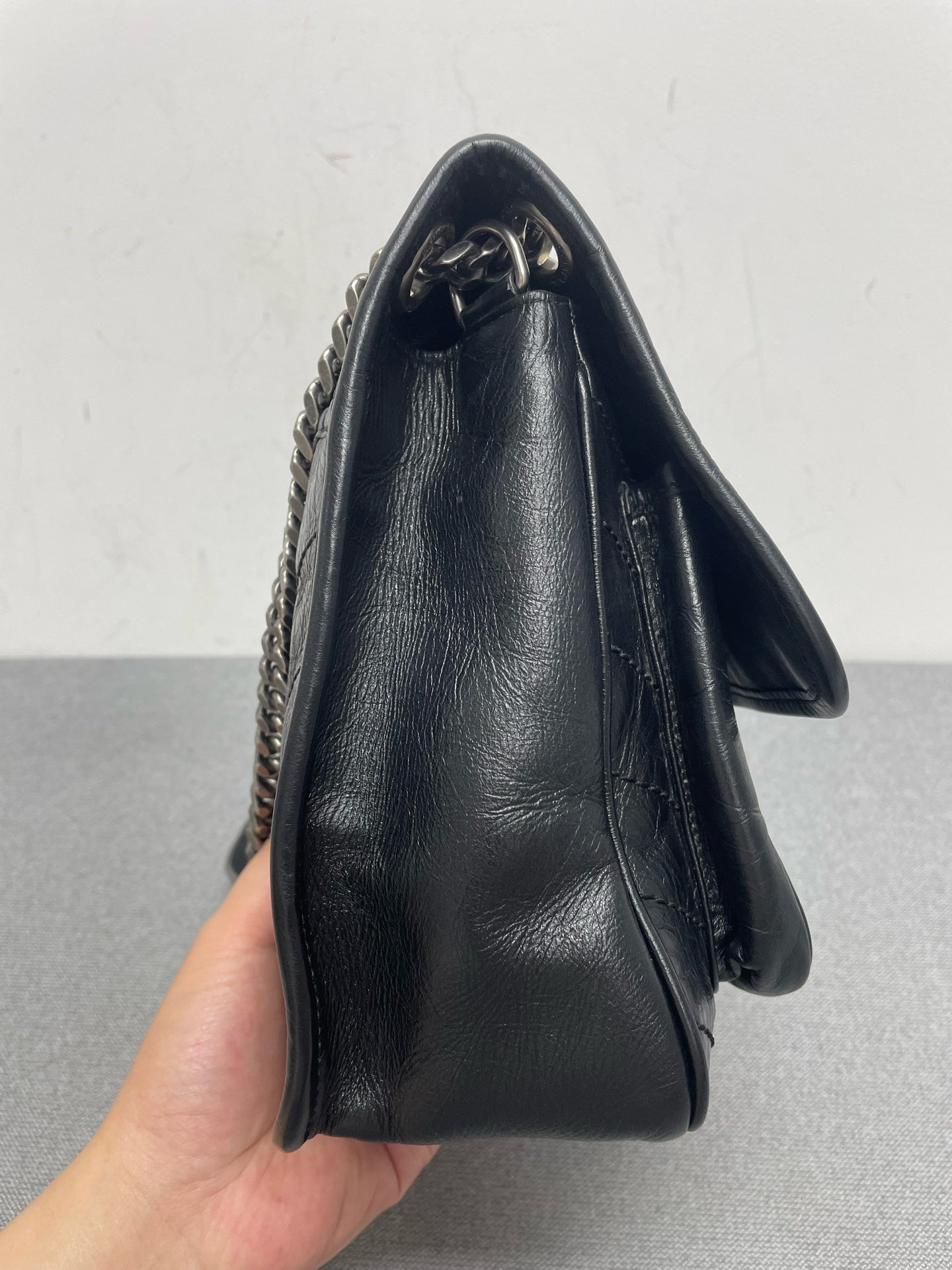 Saint Laurent - Niki - Leather - Black - (medium)