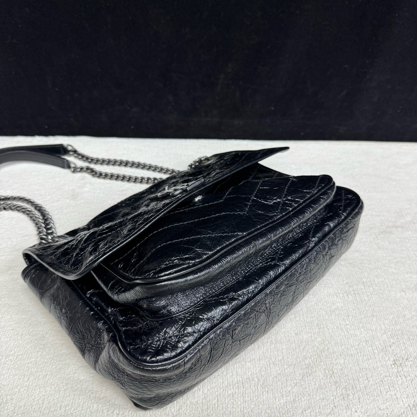 Saint Laurent - Niki - Leather - Black - (Medium)
