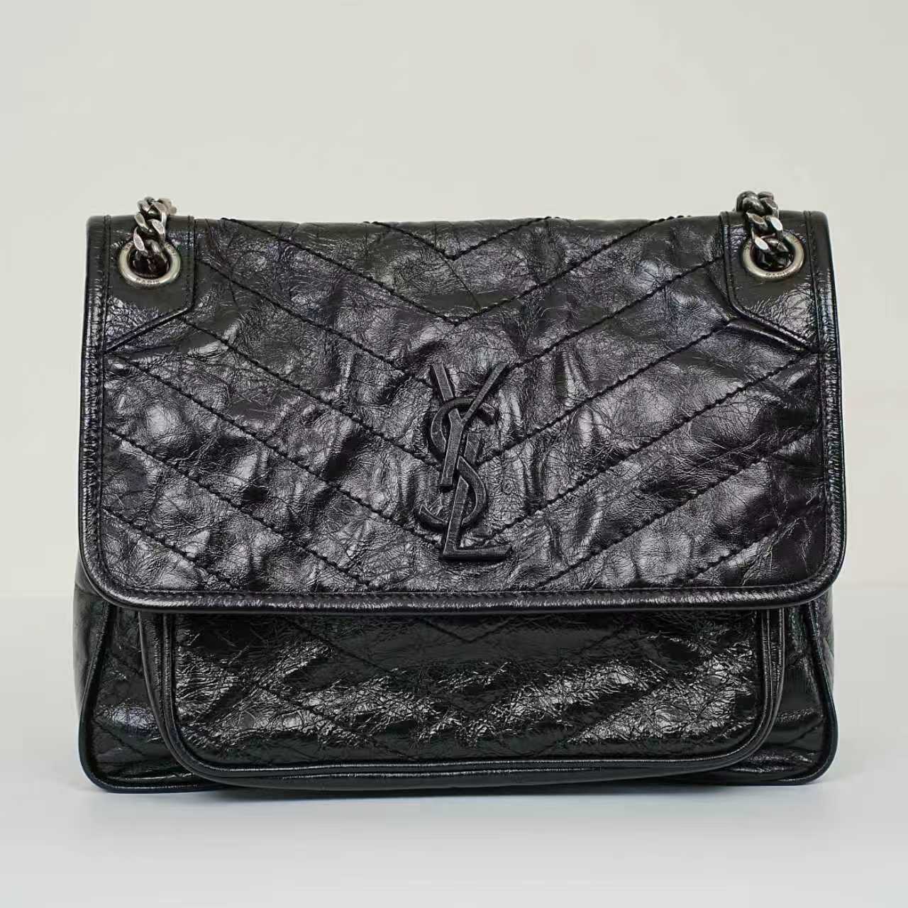 Saint Laurent - Niki - Leather - Black - (medium)