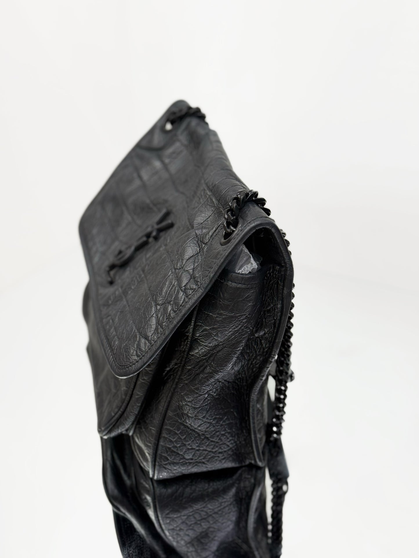 Saint Laurent - Niki - Leather - Black - (Medium)