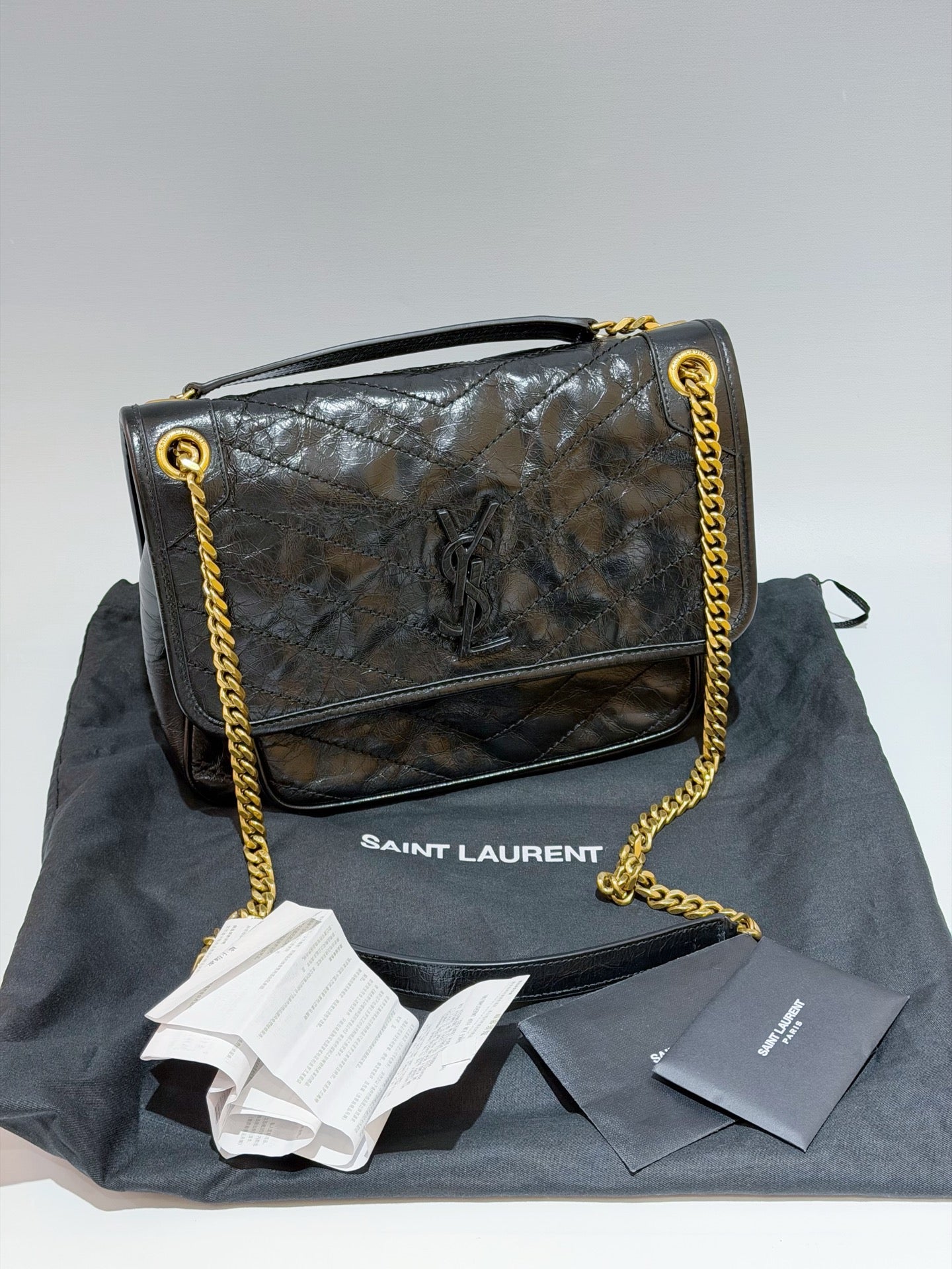 Saint Laurent - NIKI - Leather - Black - (medium)