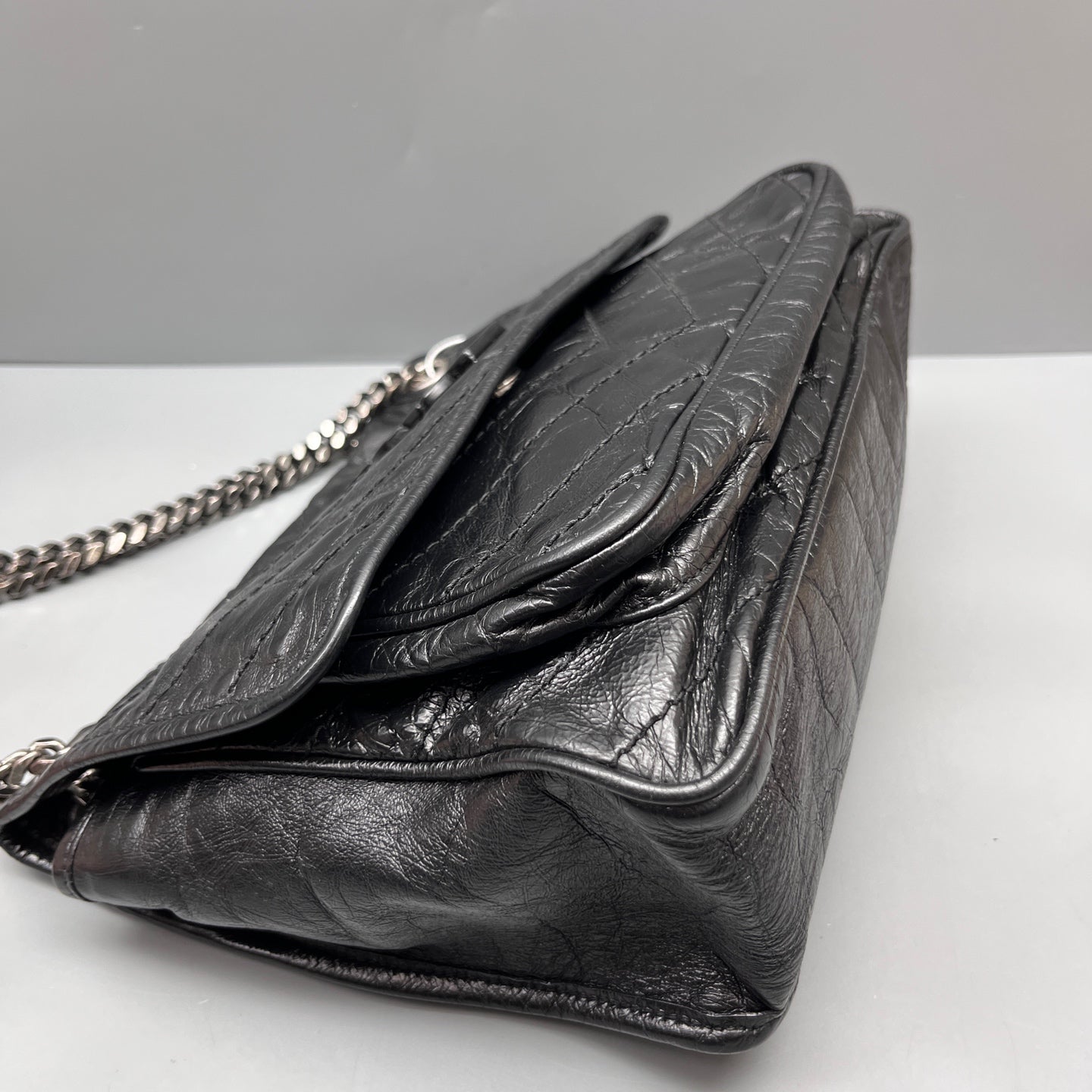Saint Laurent - Niki - Leather - Black - (Medium)