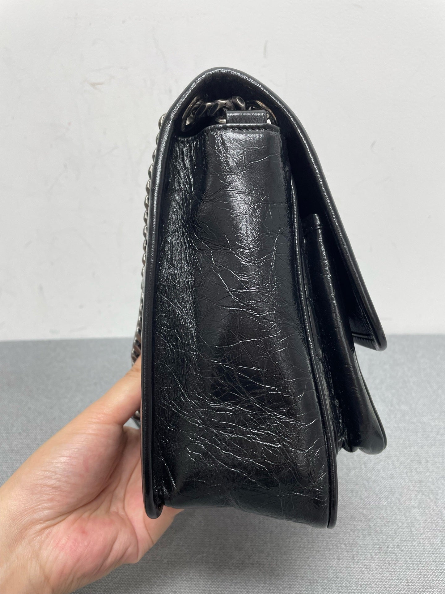 Saint Laurent - Niki - Leather - Black - (medium)