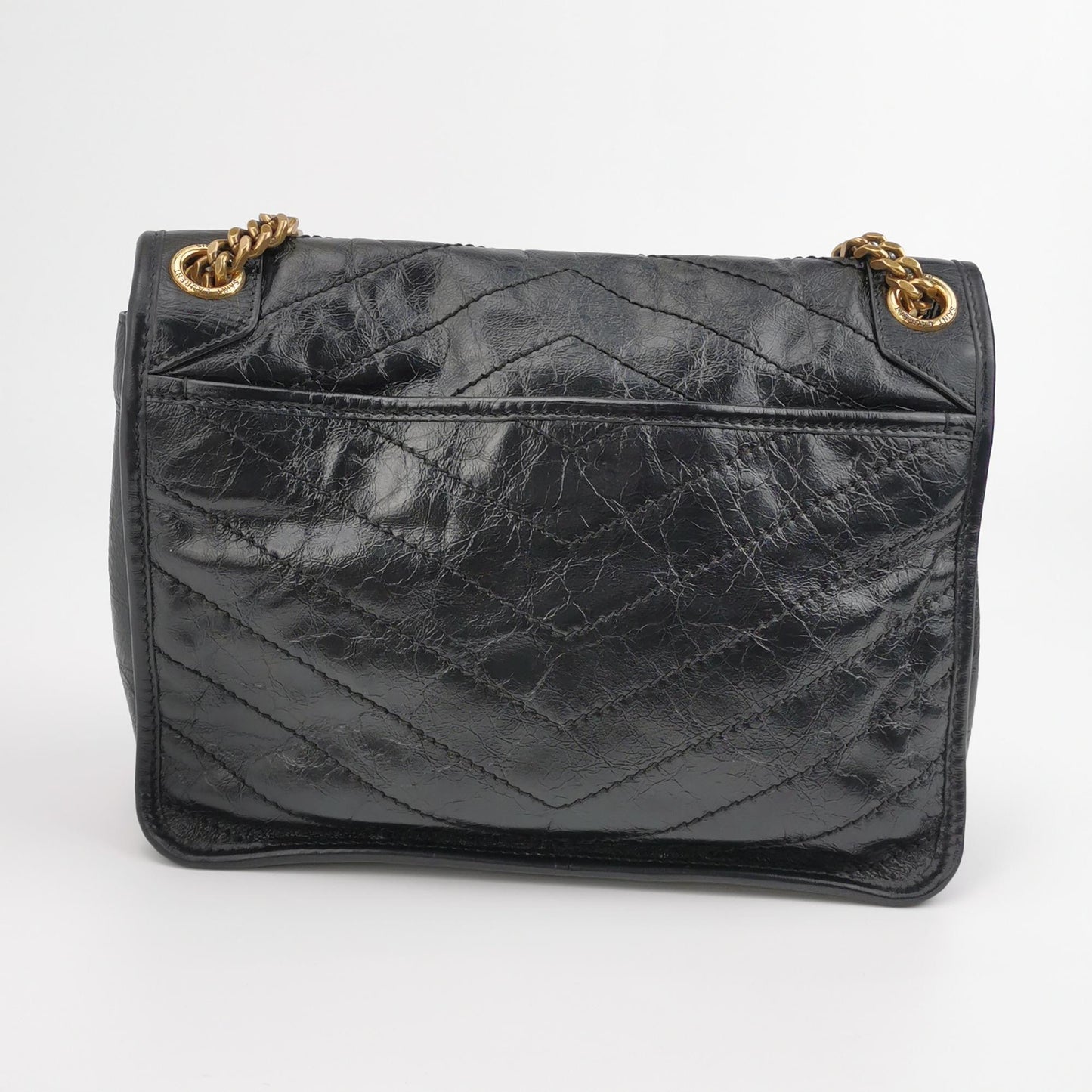 Saint Laurent - Niki - Leather - Black - (medium)