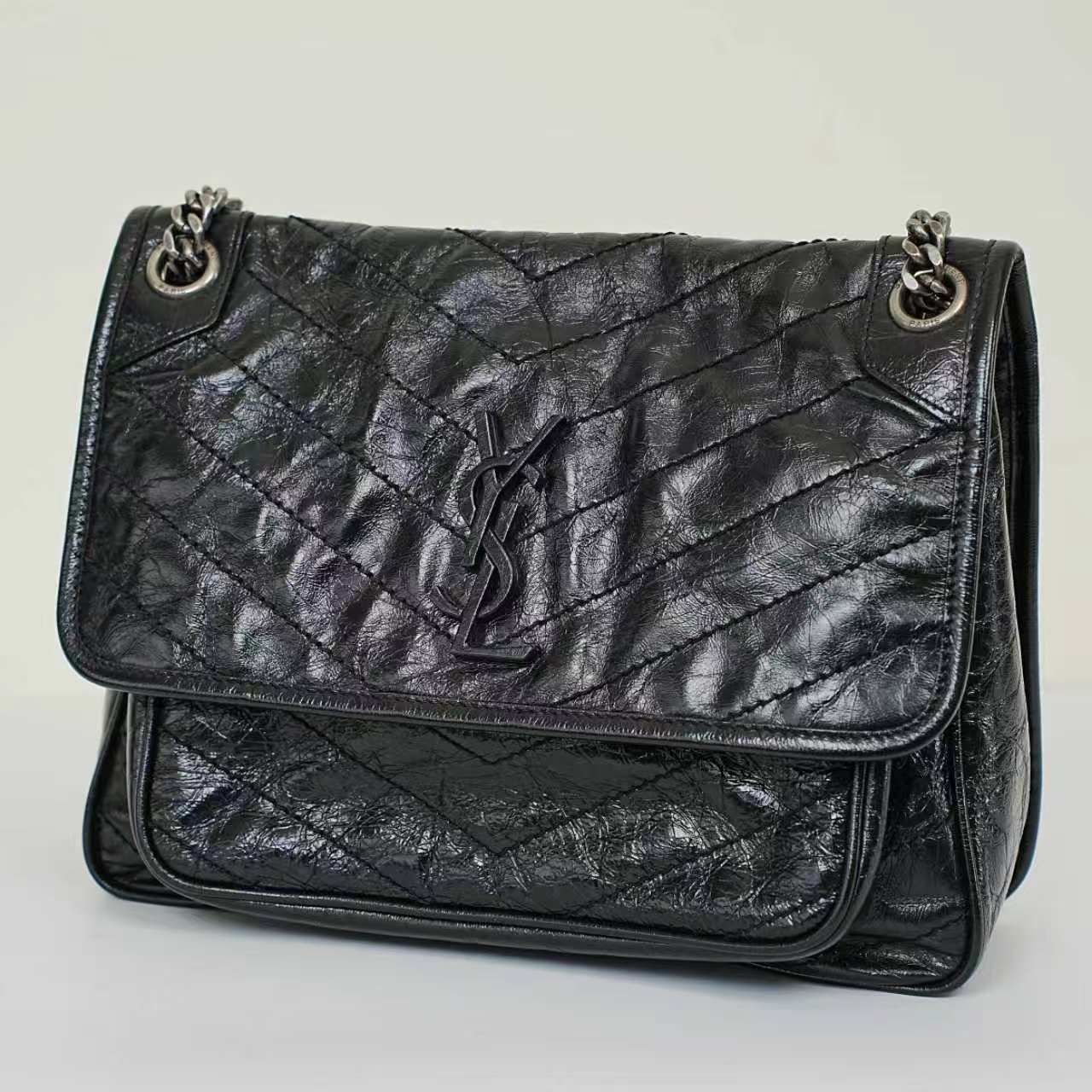 Saint Laurent - Niki - Leather - Black - (medium)
