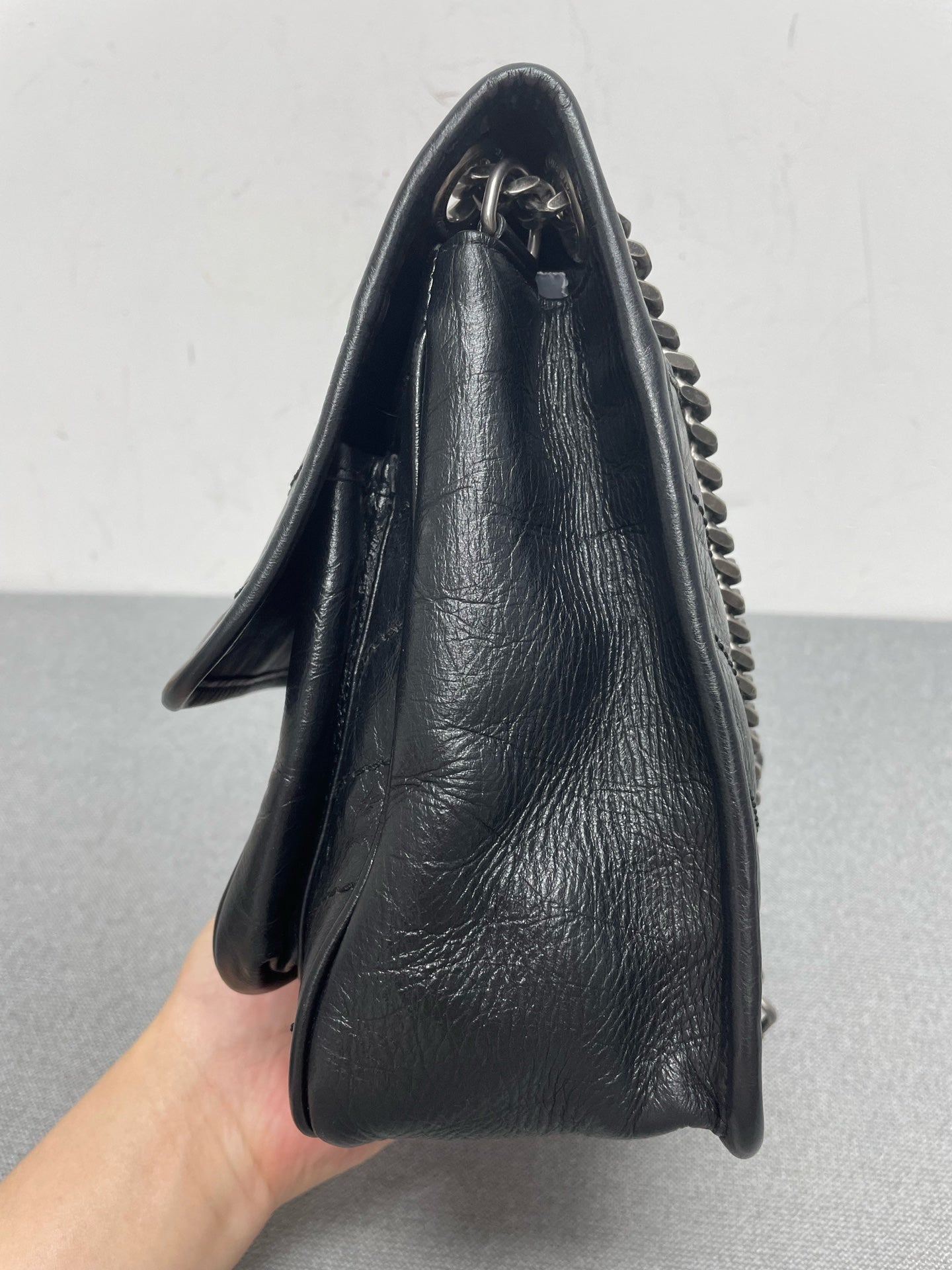 Saint Laurent - Niki - Leather - Black - (medium)