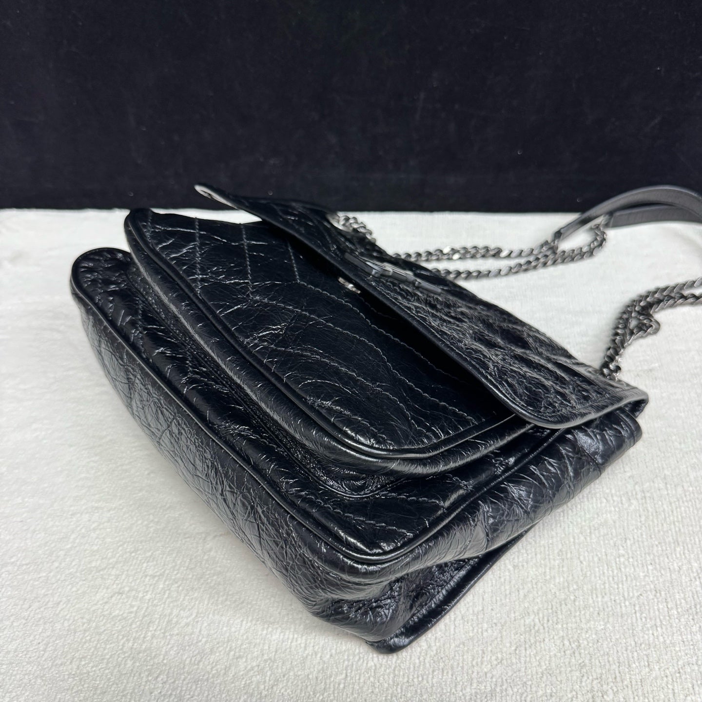 Saint Laurent - Niki - Leather - Black - (Medium)