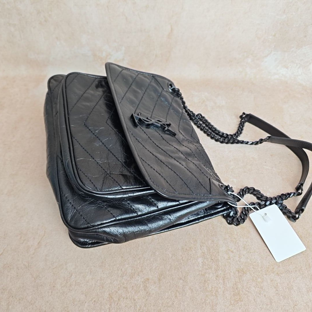 Saint Laurent - Niki - Leather - Black - (medium)