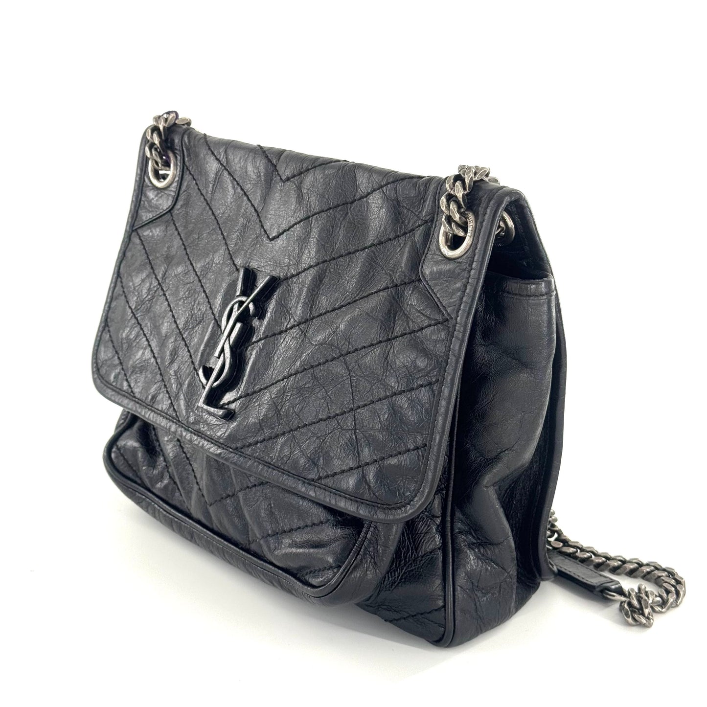 Saint Laurent - Niki - Leather - Black - (medium)