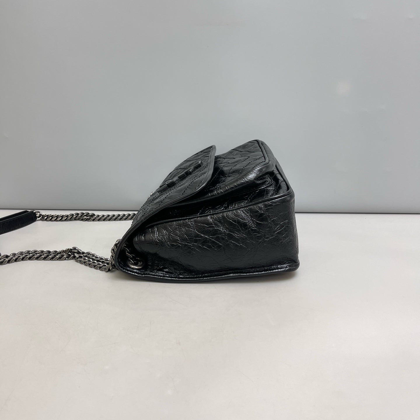 Saint Laurent - Niki - Leather - Black - (medium)