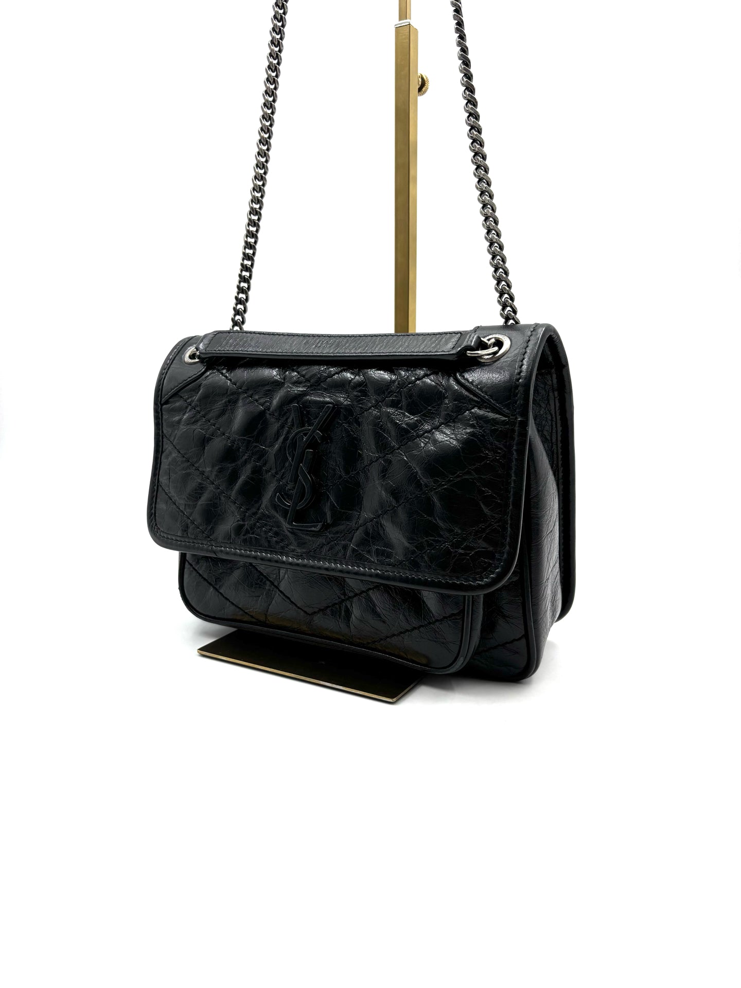 Saint Laurent - Niki - Leather - Black - (medium)