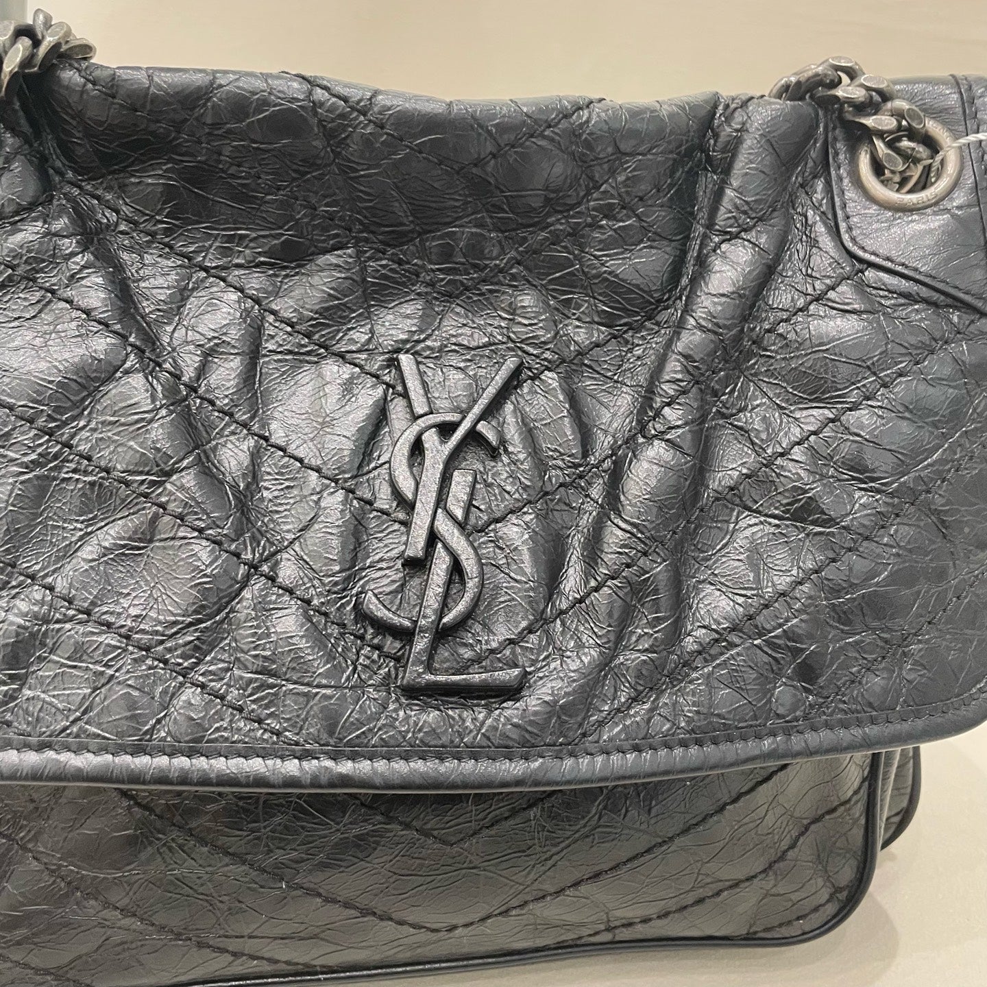 Saint Laurent - Niki - Leather - Black - (medium)