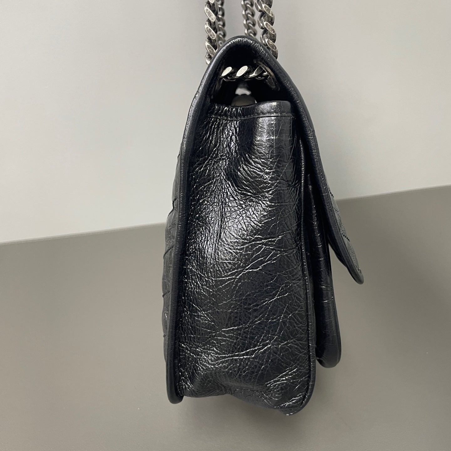Saint Laurent - Niki - Leather - Black - (Medium)