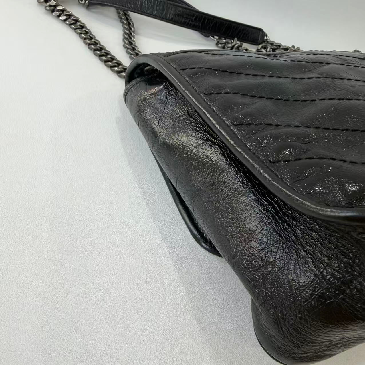 Saint Laurent - Niki - Leather - Black - (medium)