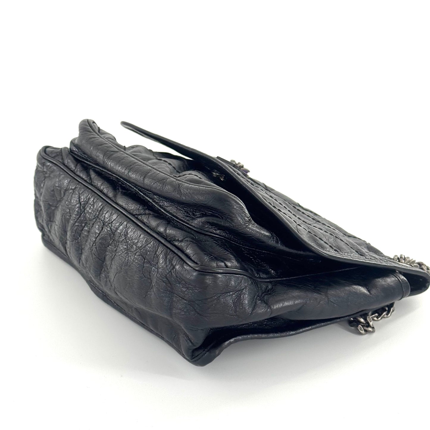 Saint Laurent - Niki - Leather - Black - (medium)