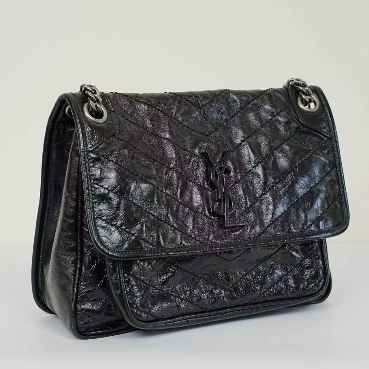 Saint Laurent - Niki - Leather - Black - (medium)