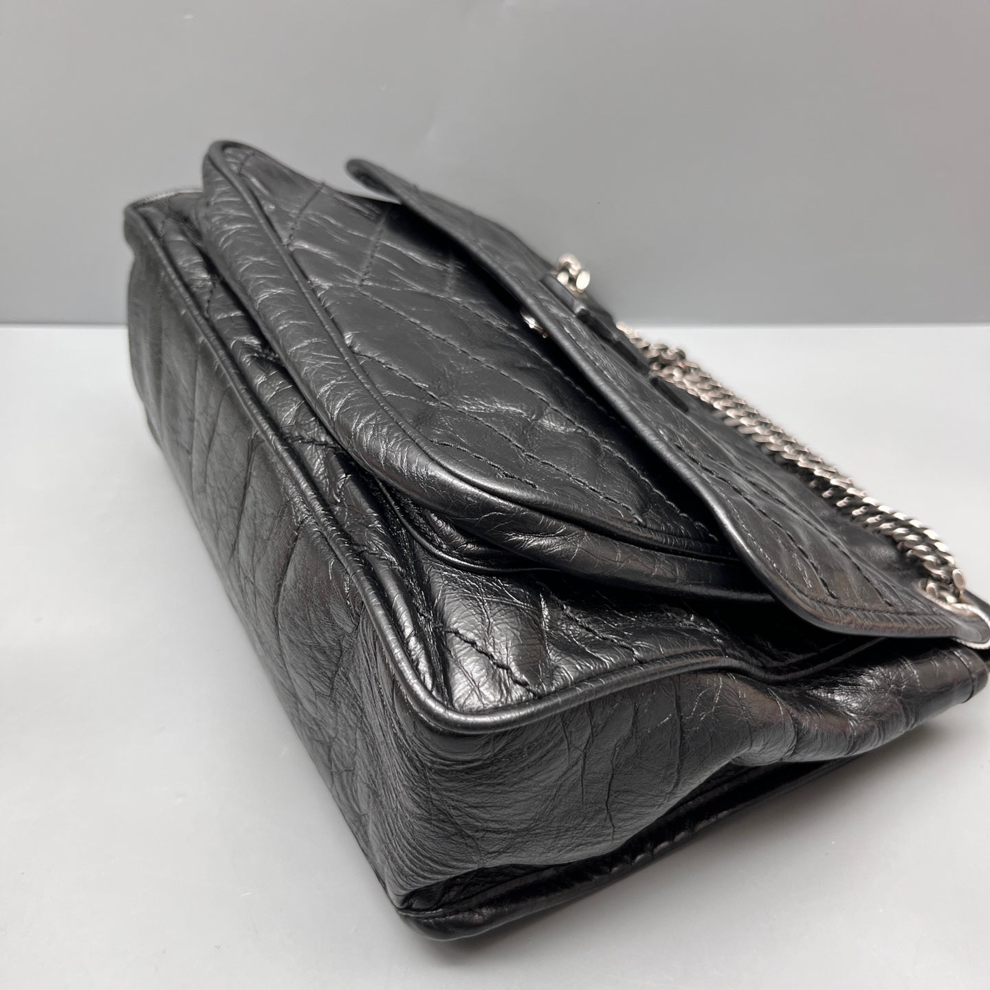 Saint Laurent - Niki - Leather - Black - (Medium)