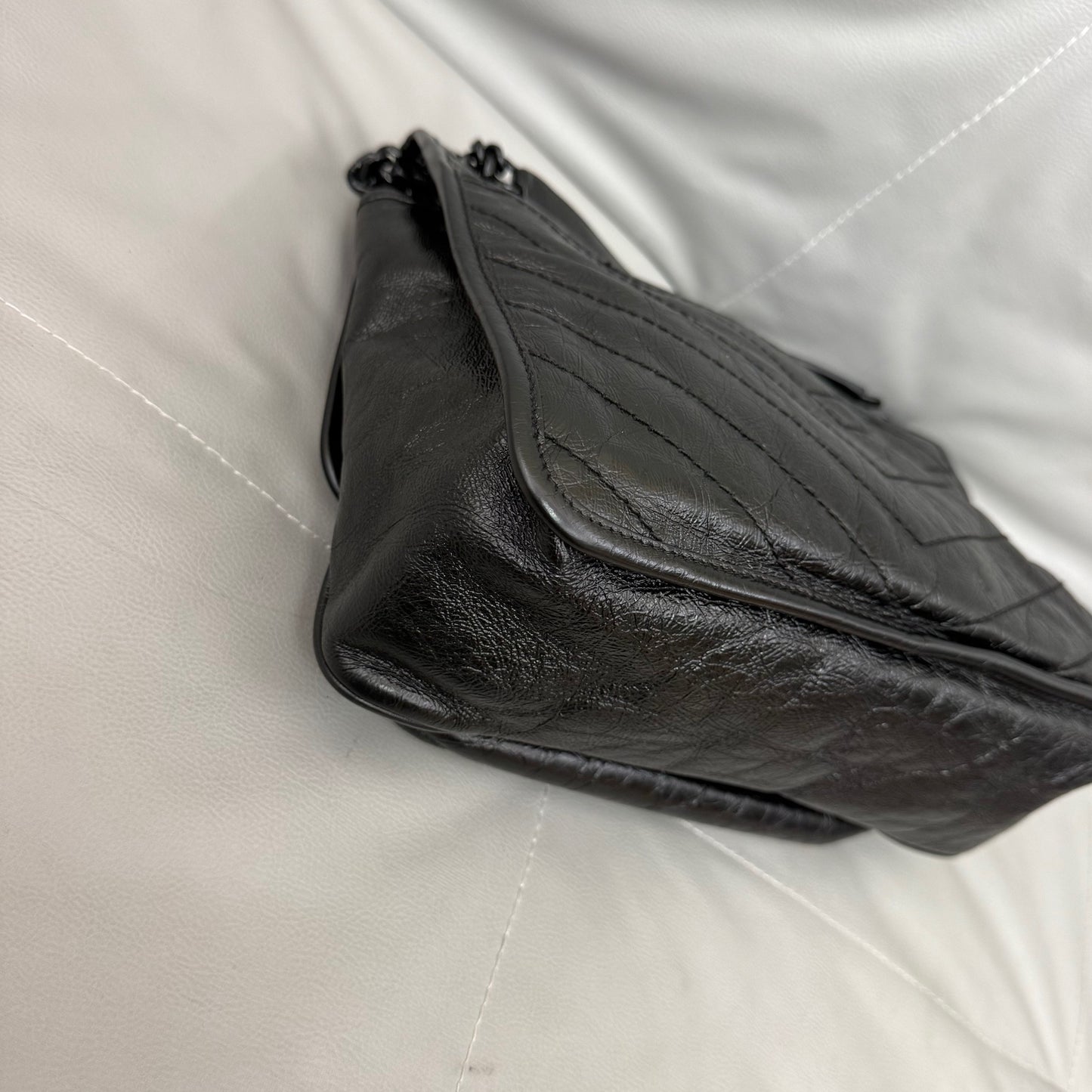 Saint Laurent - Niki - Leather - Black - (medium)