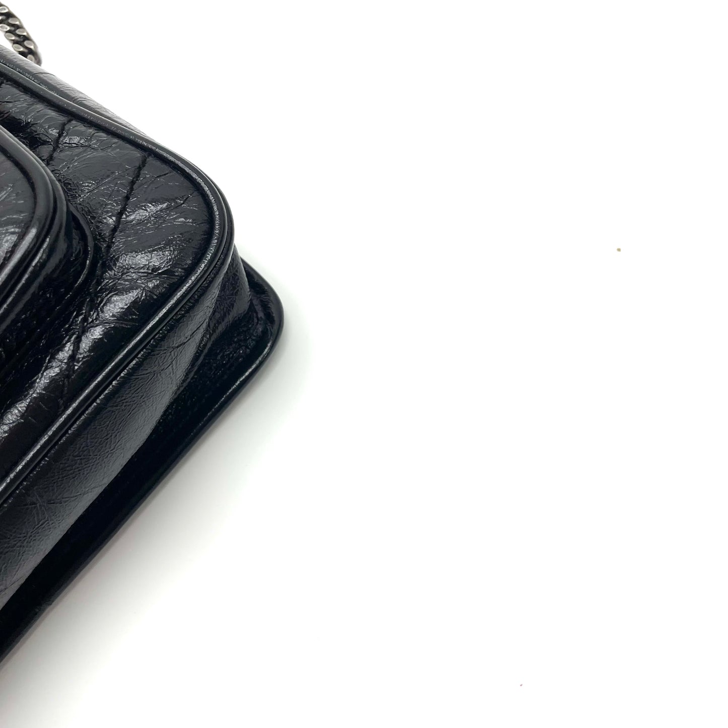 Saint Laurent - Niki - Leather - Black - (medium)