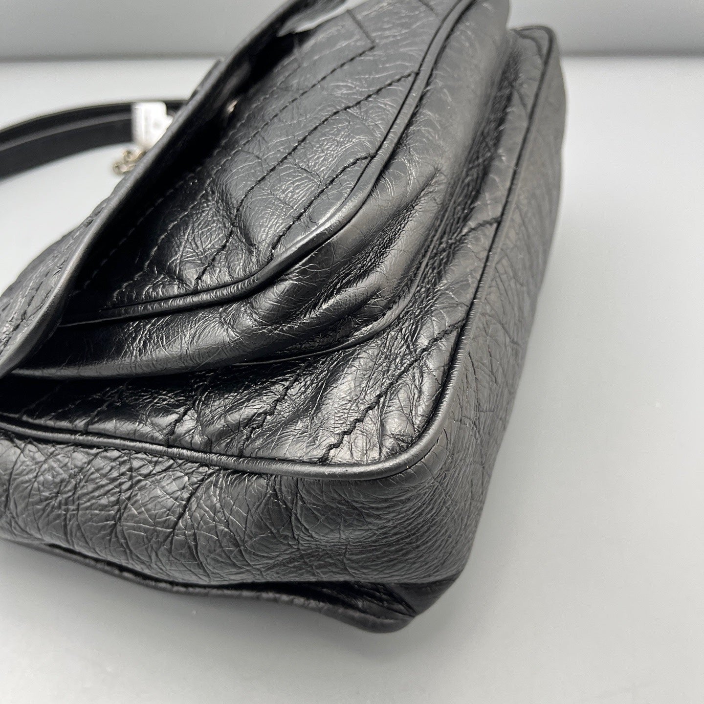 Saint Laurent - Niki - Leather - Black - (medium)