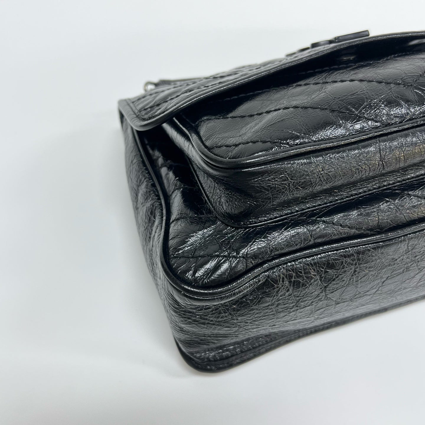 Saint Laurent - Niki - Leather - Black - (Medium)