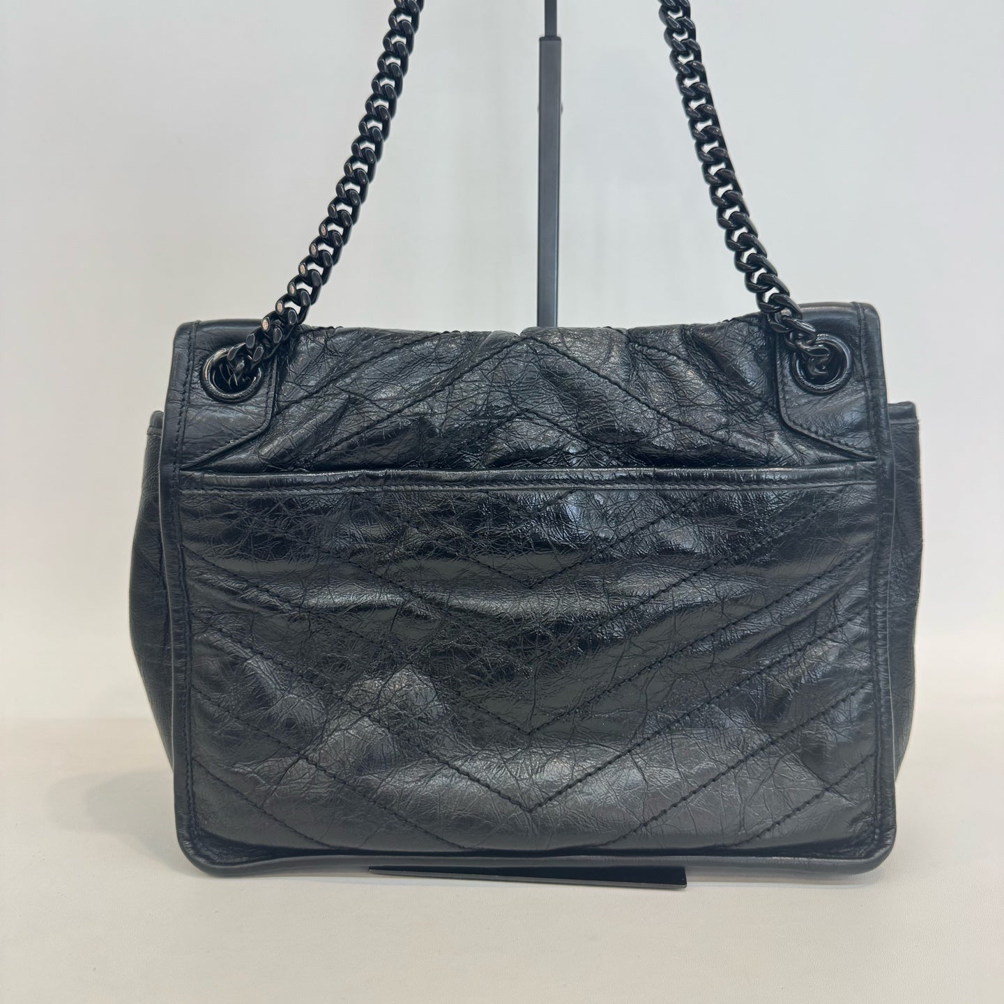 Saint Laurent - Niki - Leather - Black - (medium)