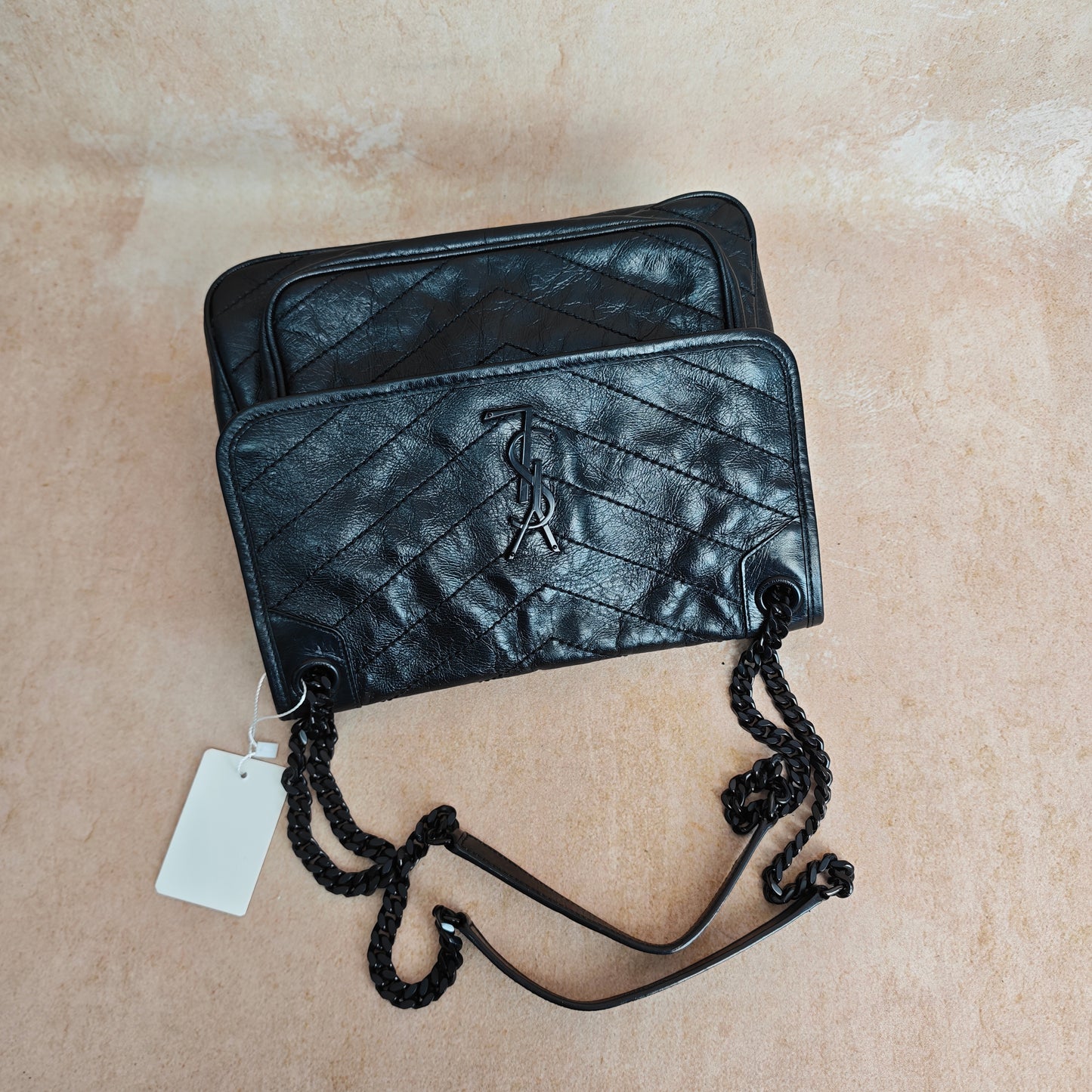 Saint Laurent - Niki - Leather - Black - (medium)